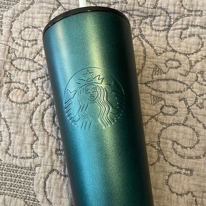 Starbucks matte emerald stainless tumbler